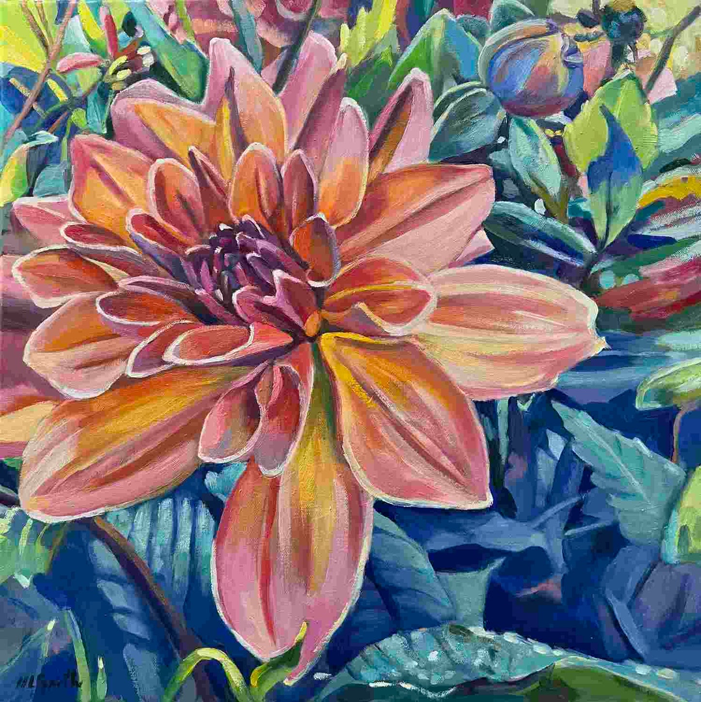 Dahlia in Full Bloom