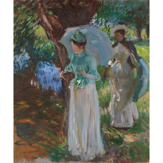 Two Girls with Parasols