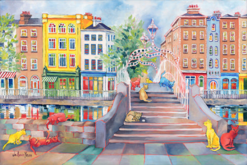 Ha' Penny Bridge Cats