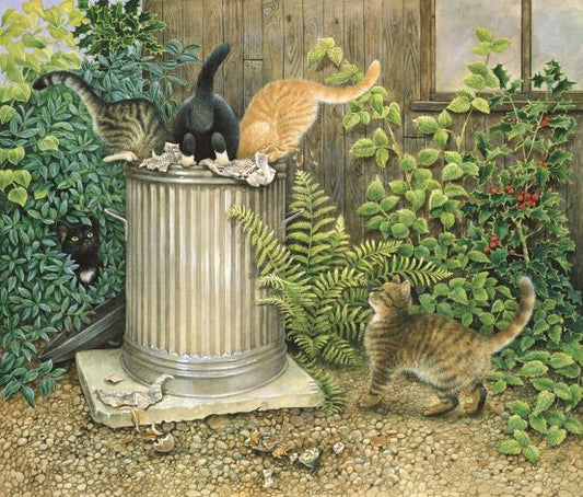 Teamwork in a Neighboring Dustbin