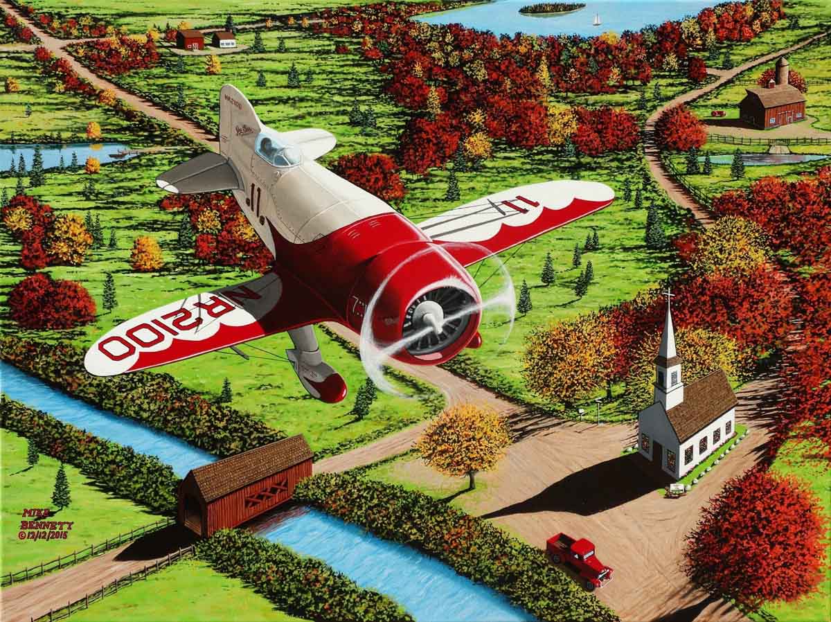 Gee-Bee Over New England
