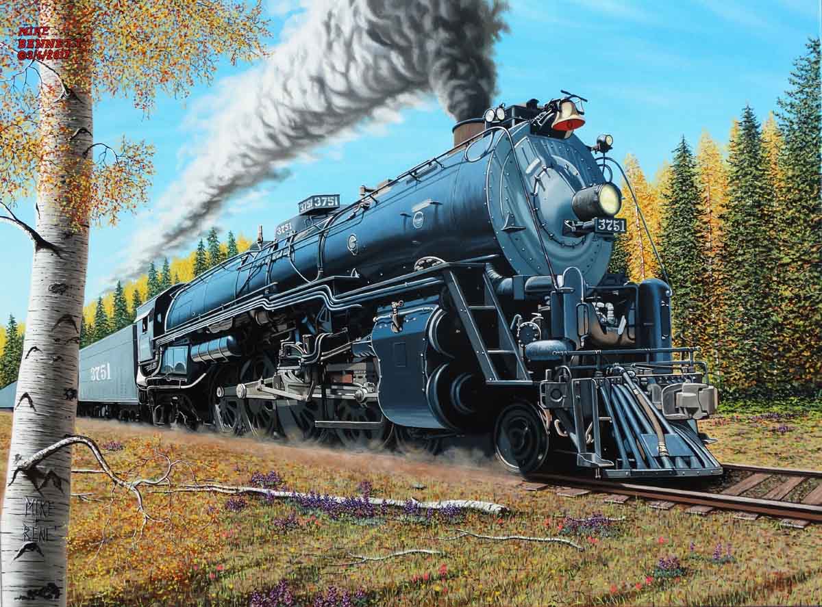 Sante Fe Locomotive No. 3751