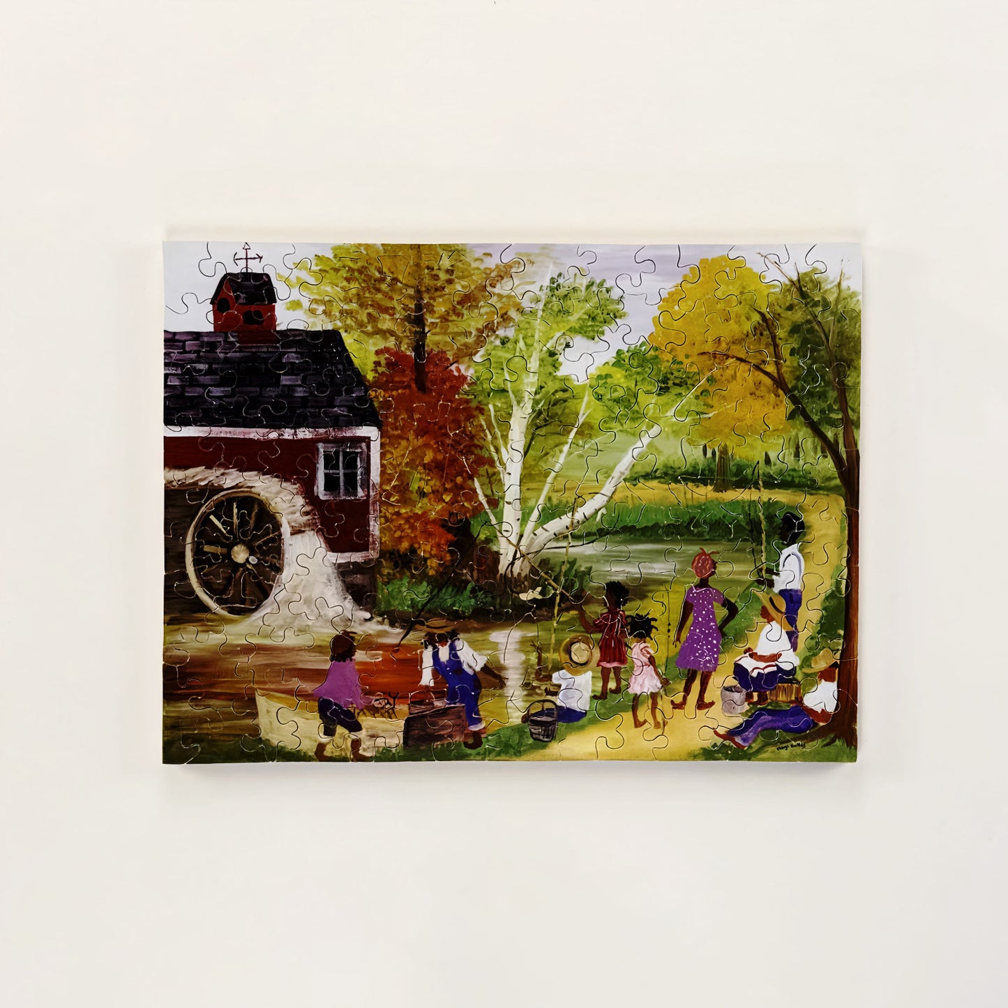 Fishing by Old Grist Mill