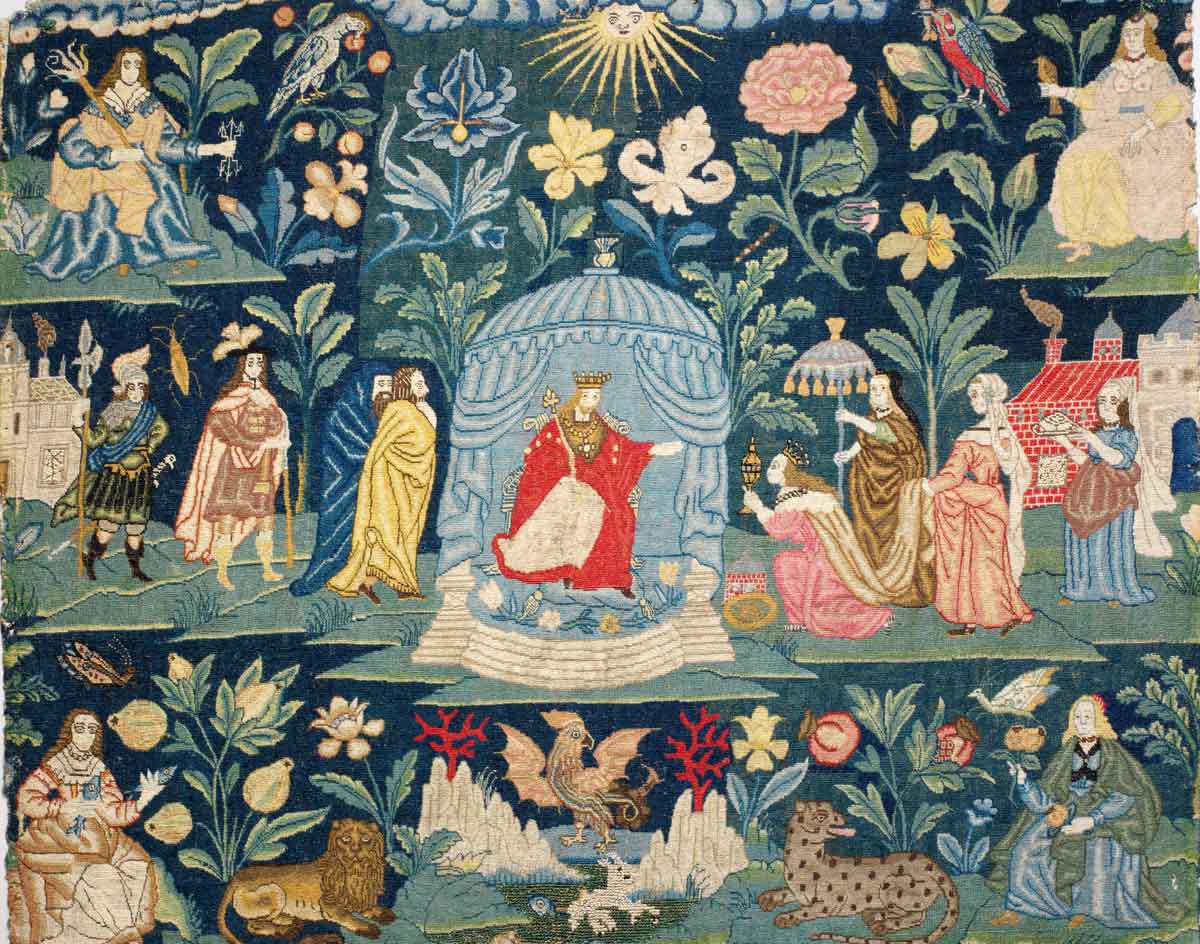 The Meeting of King Solomon and the Queen of Sheba with the Four Elements