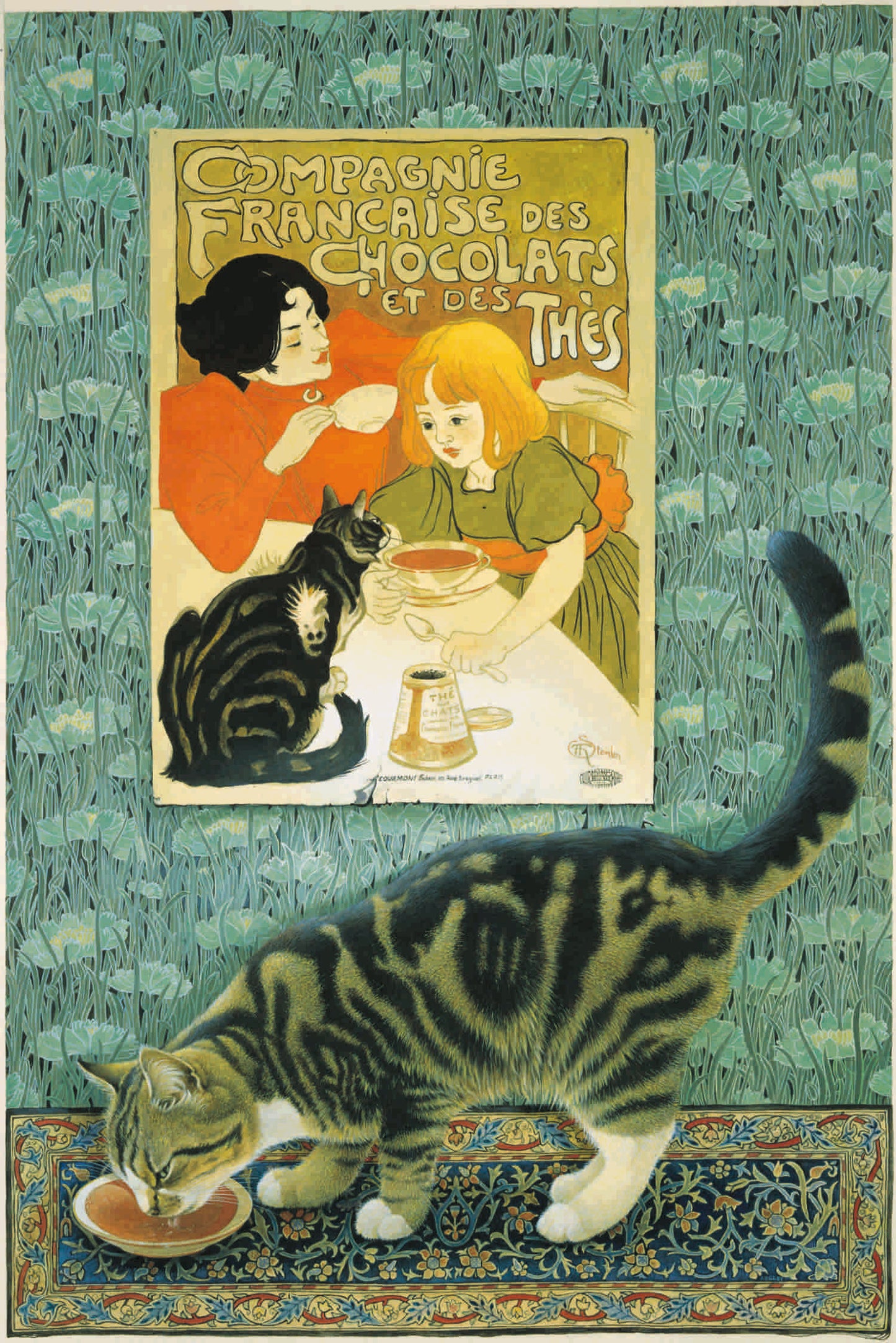 Twiglet & Art Nouveau Poster