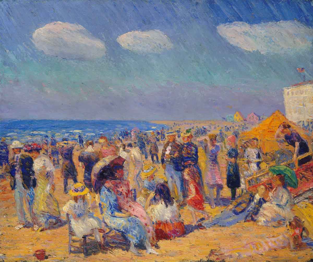 Crowd at the Seashore