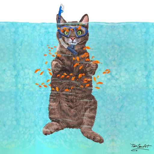 Snorkel Cat
