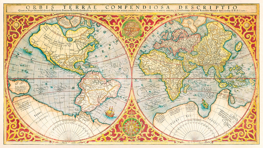 Gerardus Mercator Wooden Puzzles