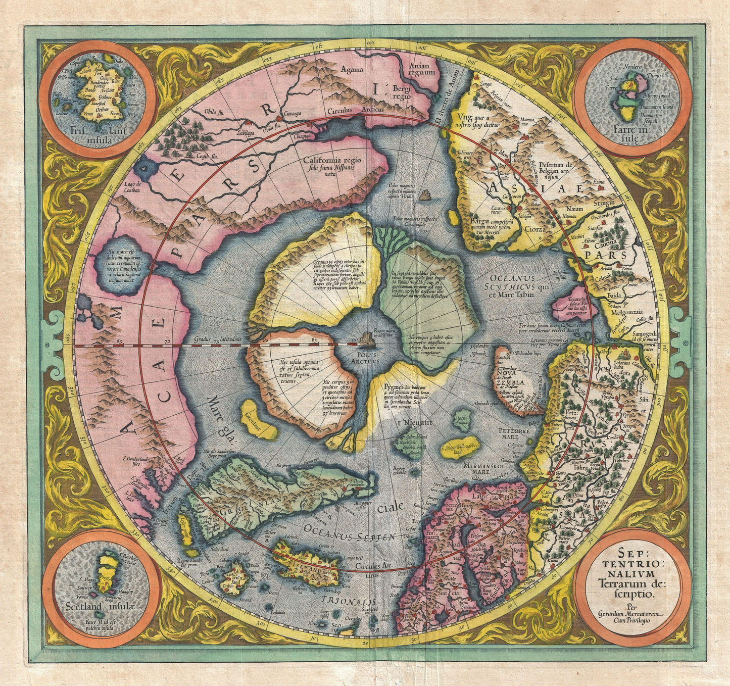 Map of the Artic