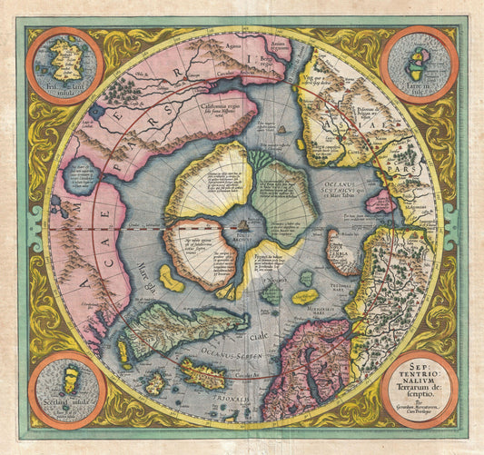 Map of the Artic