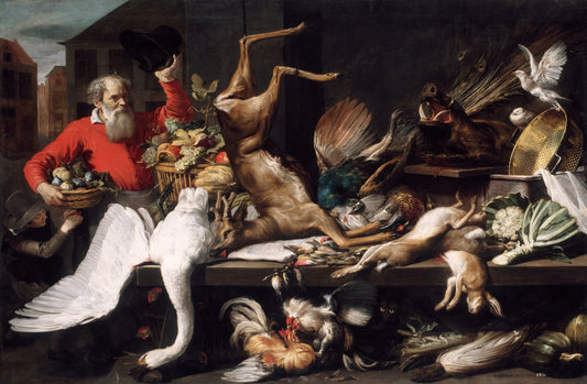 Still Life with Dead Game, Fruits, and Vegetables
