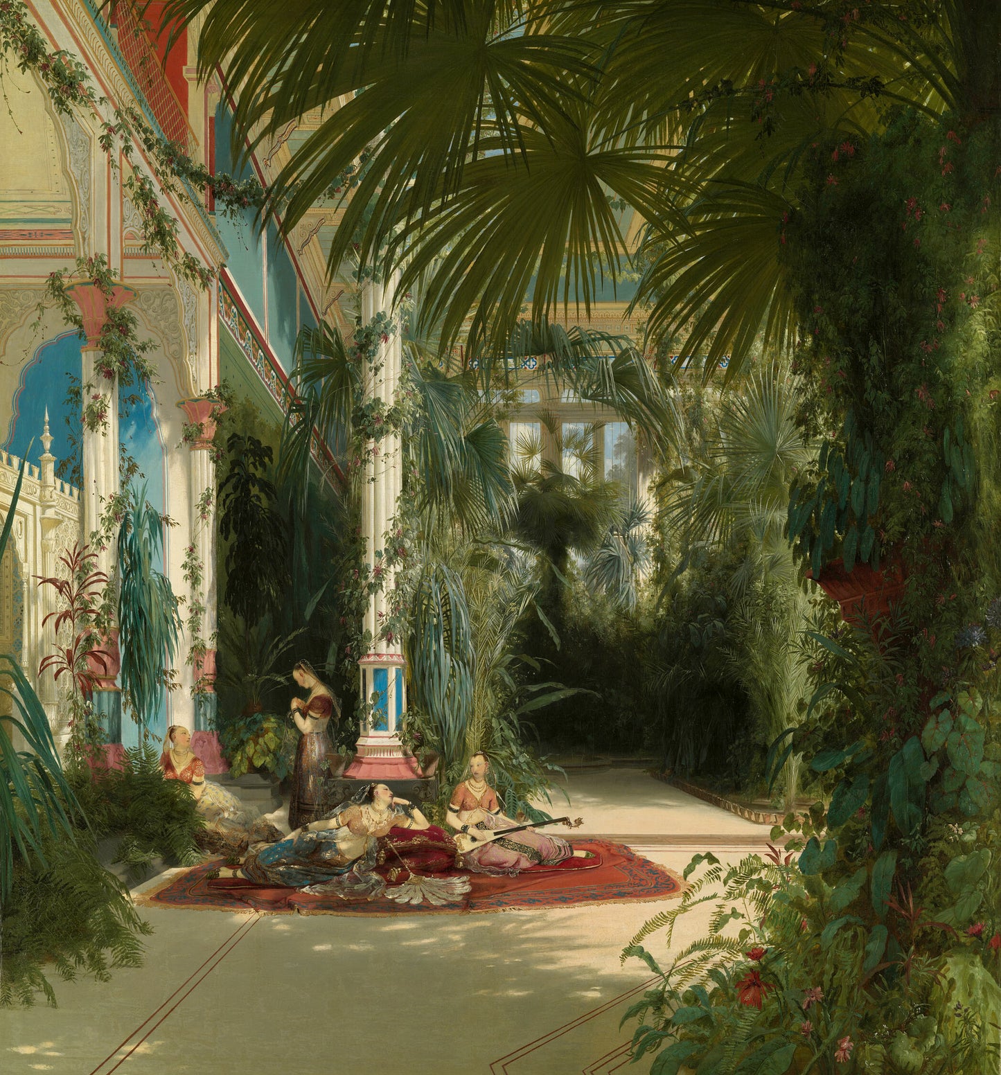 The Interior of the Palm House on the Pfaueninsel near Potsdam