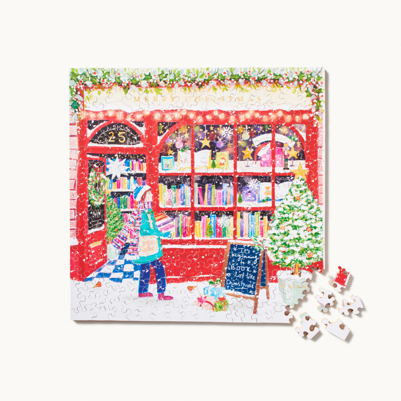 Bookshop at Christmas