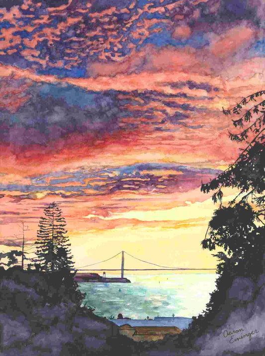 Sunset Over San Francisco Bay