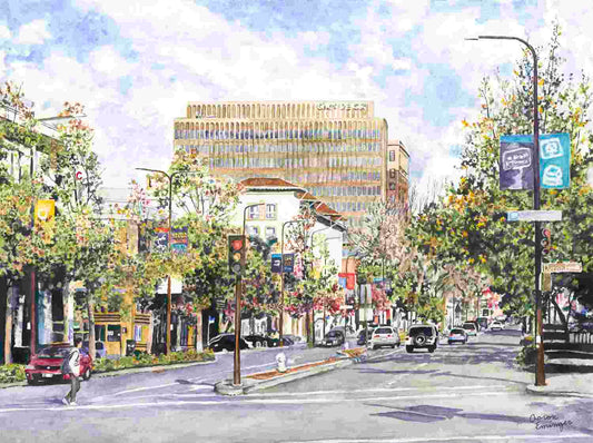 Entering Downtown Berkeley, CA