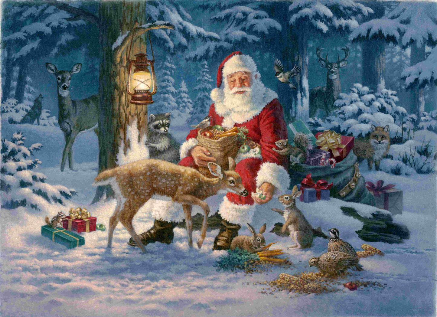 Santa in Forest