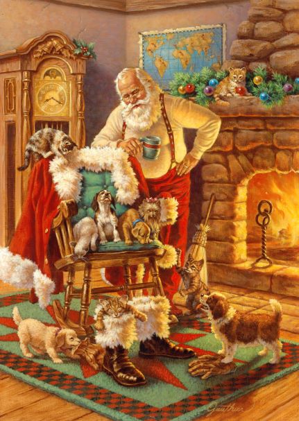 Santa and Friends