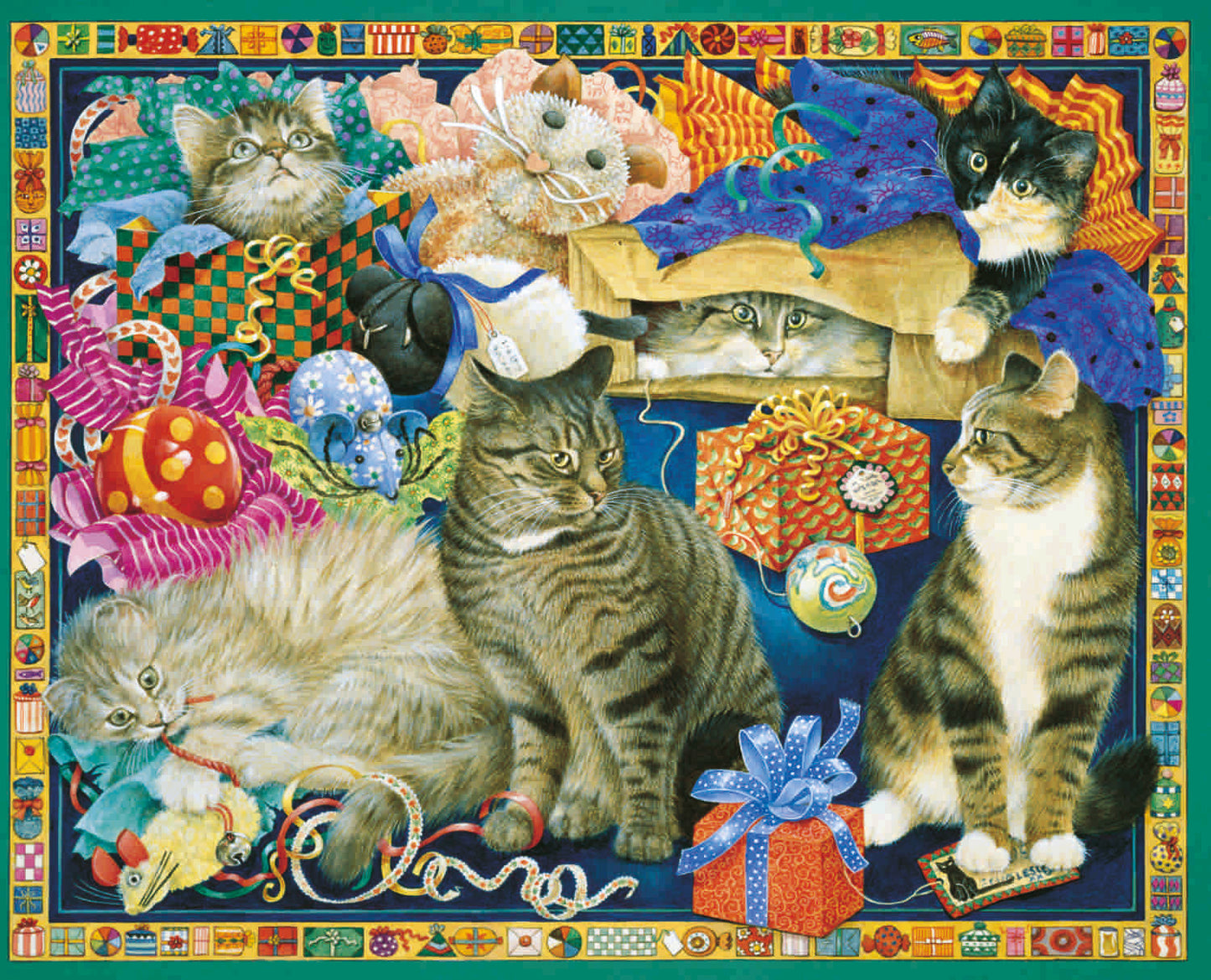 Cats with all the Presents