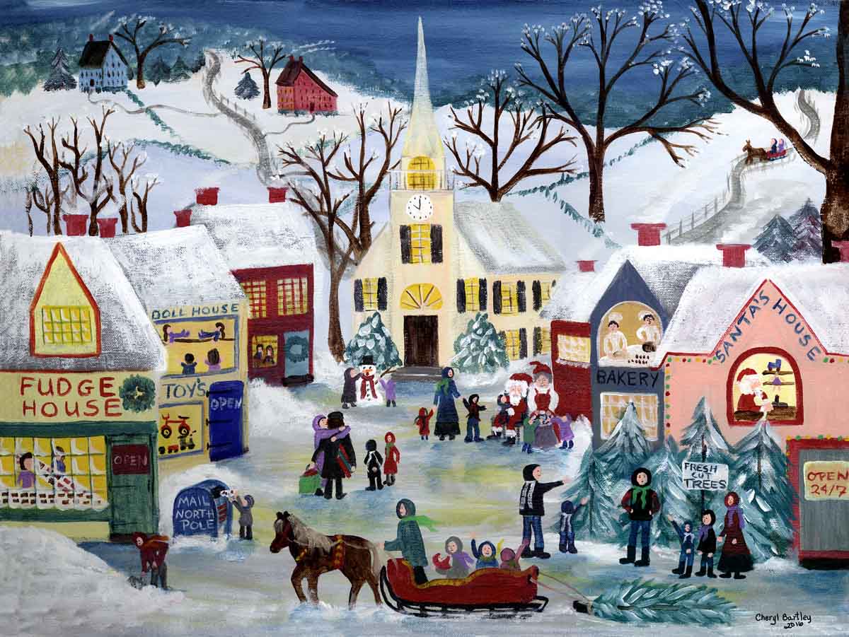 Christmas Village Santa's Workshop
