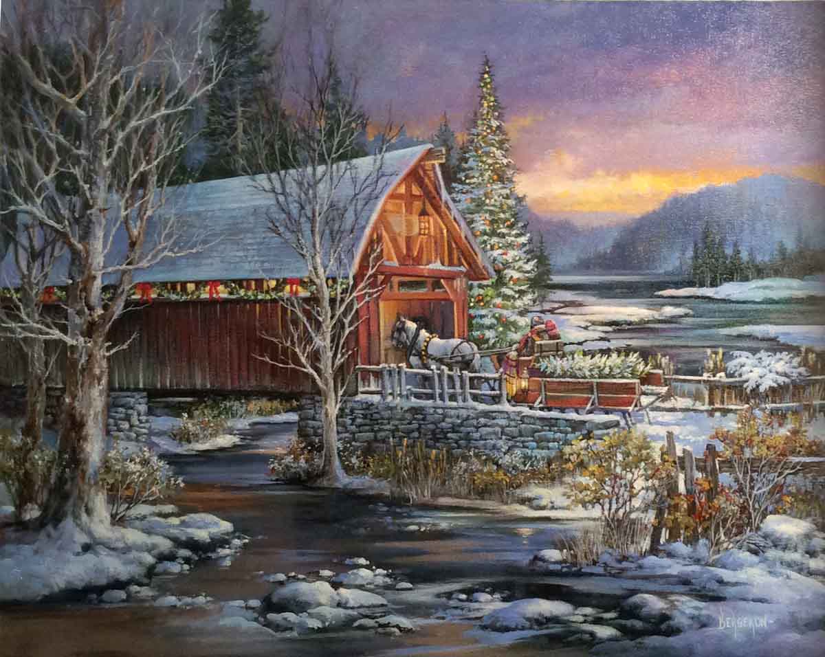 Christmas Covered Bridge