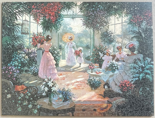 Tea in the Conservatory