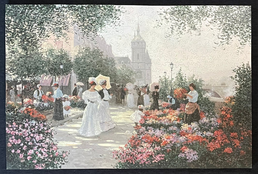 Flower Market Along the Seine