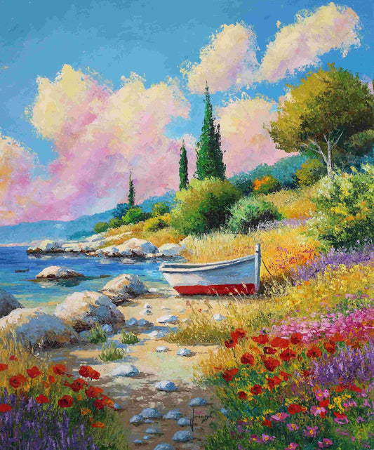 Rowboat on the Beach