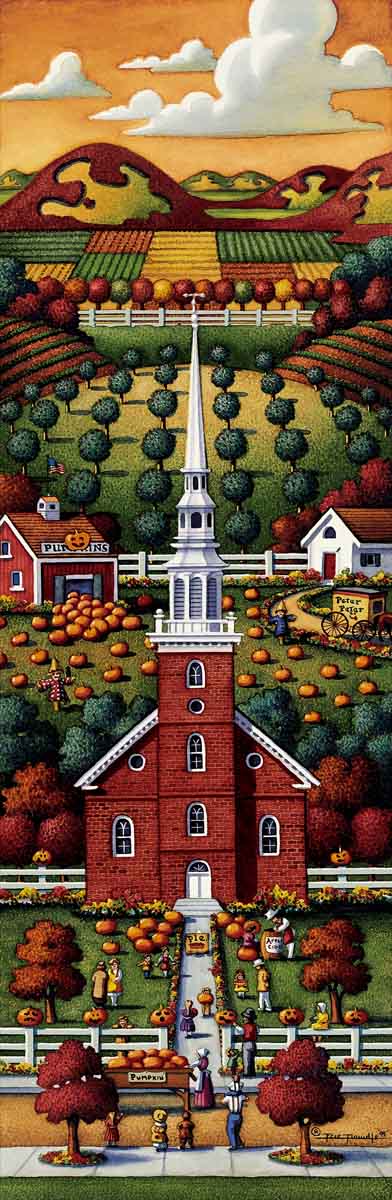 New England Church - Fall