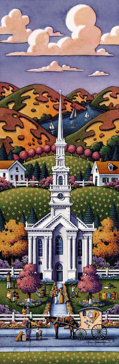 New England Church - Spring