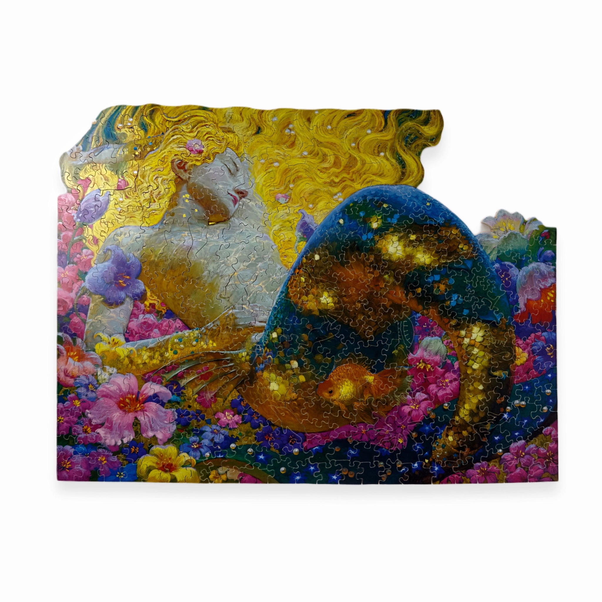 Sleeping Blonde Mermaid