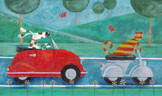 On the Road with Duke & Sweetpea