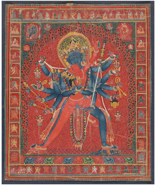 Chakrasamvara and Consort Vajravarahi