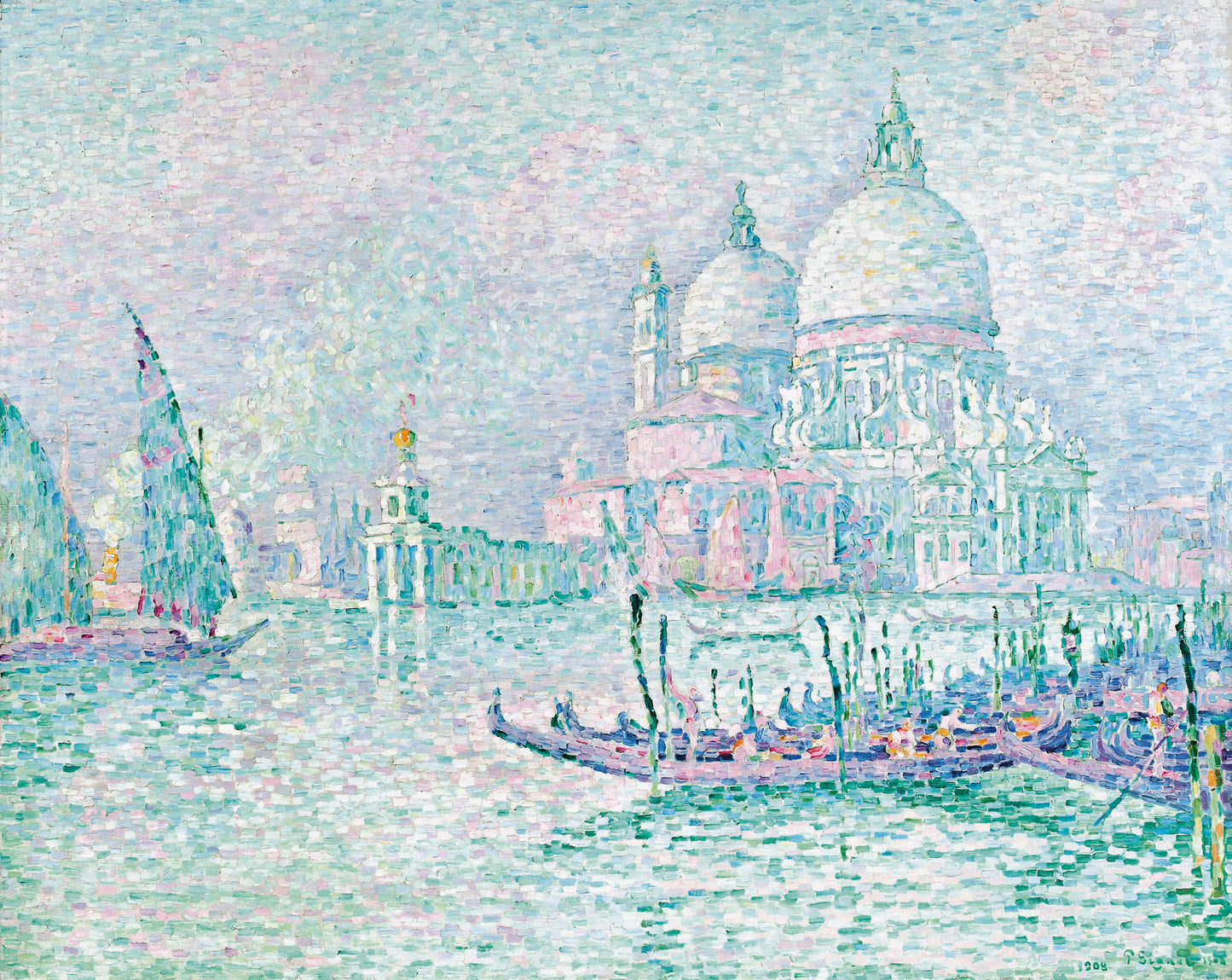 Venise, La Salute, Vert
