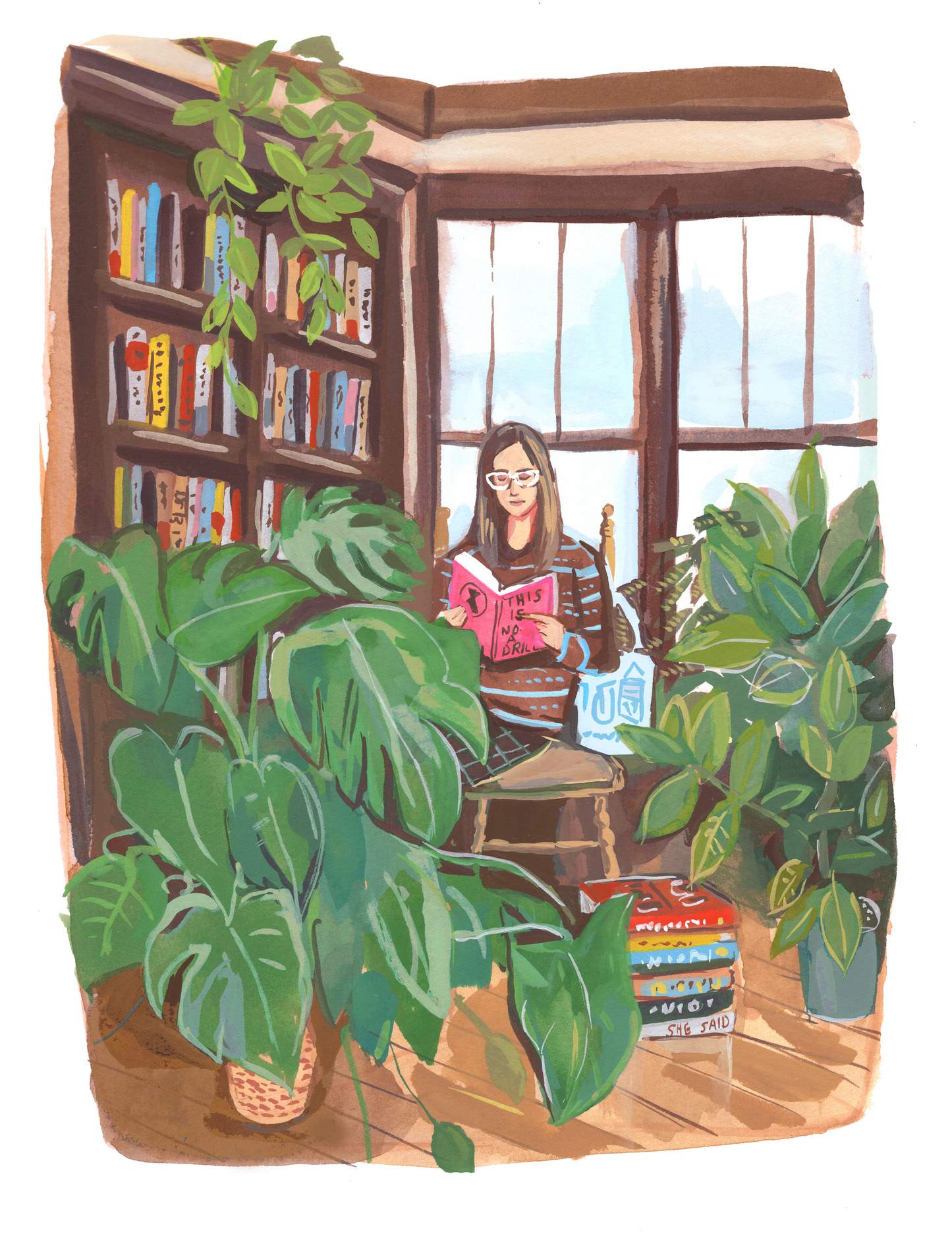 Reading with Plants