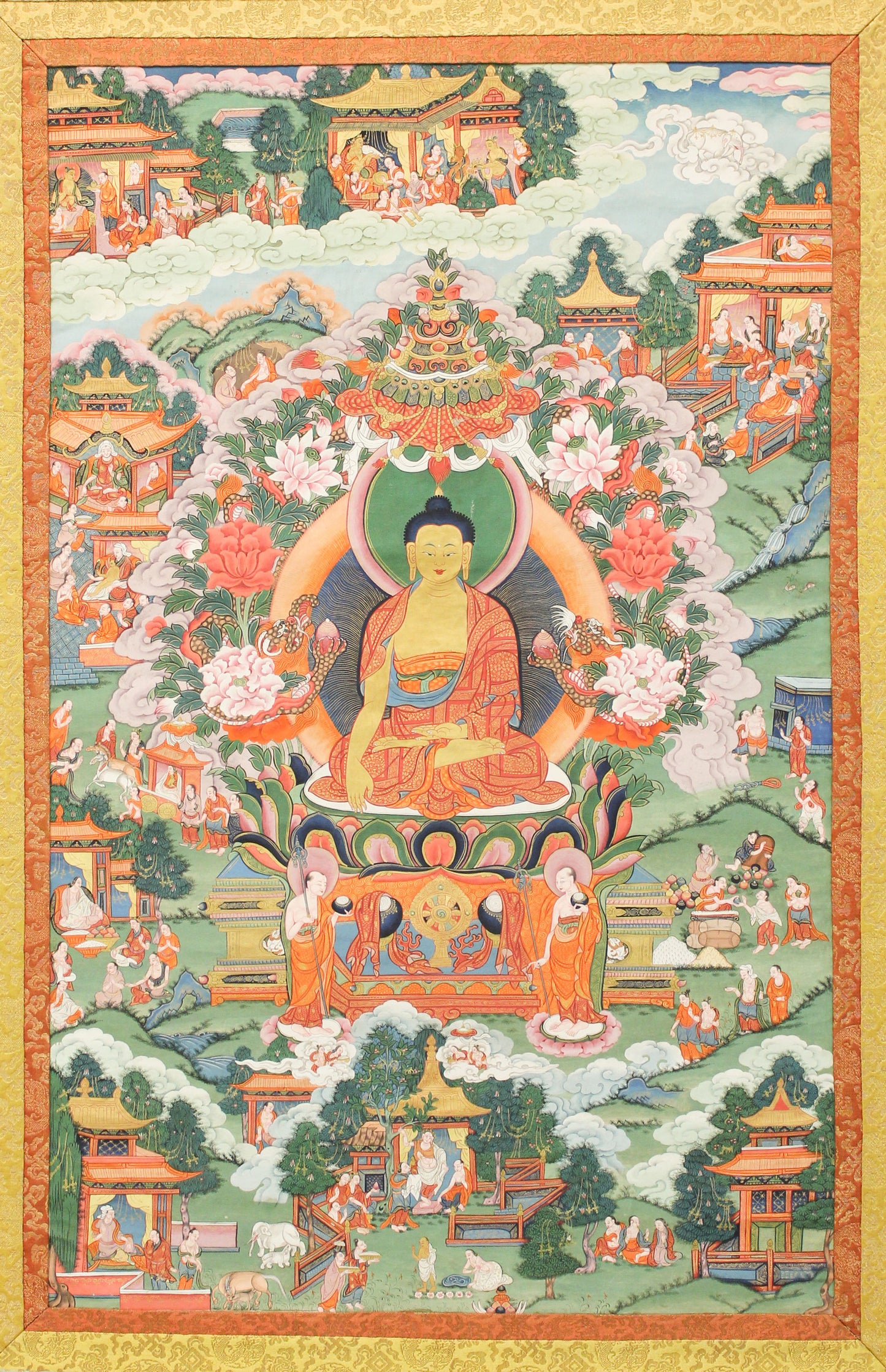 Thanka with Buddha