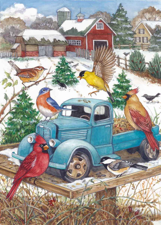 Vintage Truck Bird Feeder